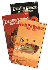 Edgar Rice Burroughs' John Carter of Mars paperbacks