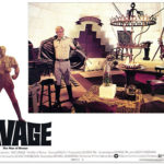 Doc Savage (Ron Ely) arrives at his Fortress of Solitude somewhere in the frozen Arctic in George Pal’s 1975 film, Doc Savage: The Man of Bronze.