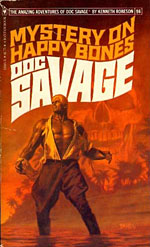 Bob Larkin's cover for "Mystery on Happy Bones."