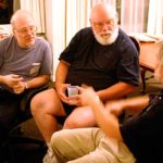 After the evening’s Pulpcon events had wound down, small group conversations shifted into high gear in the Pulpcon suite over in the hotel.