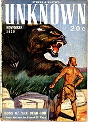 "Unknown" (November 1939) featured "Sons of the Bear Gods," Page's second Prester John story.